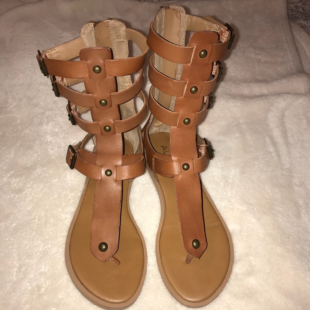 Aldo Brown Gladiator Sandals